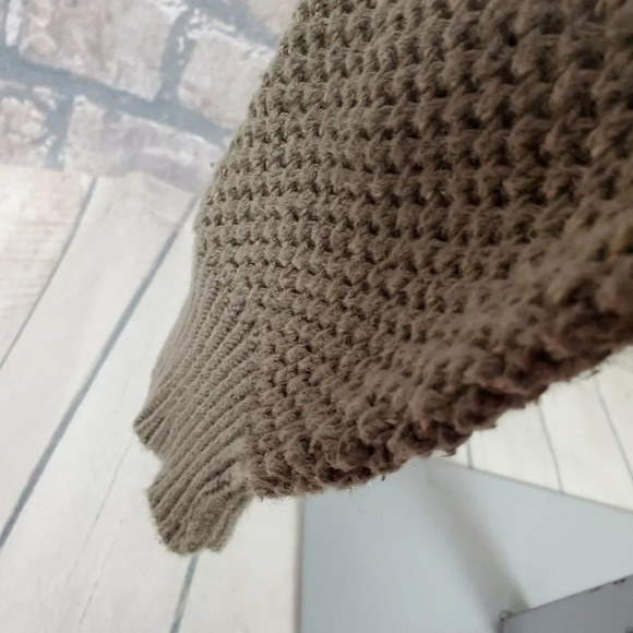 Vintage 80s Northern Elements Oversized Shaker Sweater Olive Green  Men's XL - Picture 8 of 13